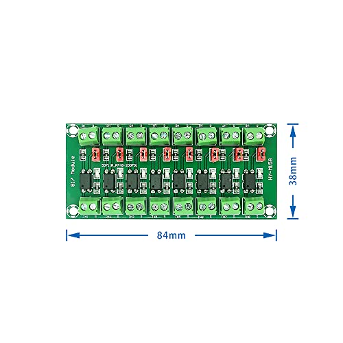 1db PC817 Optocoupler Elszigeteltség Testület Feszültség Átalakító Adapter Modul,8-As Úton
