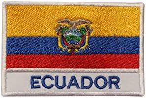 Ecuador Nemzeti Zászló Hímzett Vas a Patch Varrni a Jelvény Applied a Ruhát, stb.