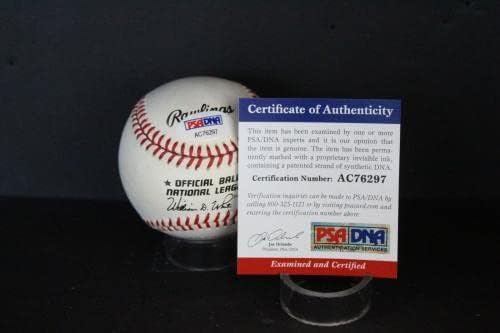 Al Barlick Aláírt Baseball Autogramot Auto PSA/DNS AC76297 - Dedikált Baseball