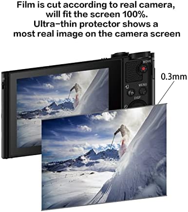 (3 Csomag) Rieibi képernyővédő fólia Sony Alpha A7RII A9 N2 A7SIII A7C A1 A7III Digitális Fényképezőgép, Edzett Üveg Fólia Sony Alpha