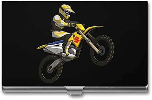 Sziluett Motocross Nyomtatott Üzleti IGAZOLVÁNY Esetben Jogosult Védő Doboz Szervező Kagyló Férfiak Nők