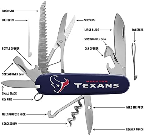 NFL Houston Texans Klasszikus Pocket Multi-Eszköz