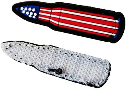 Vicces X400 Fegyvert amerikai Zászló Egy kaptafára Golyó Morál Taktikai Javítás, PVC Applied Mellékletet Rögzítő Horog & Hurok a Taktikai