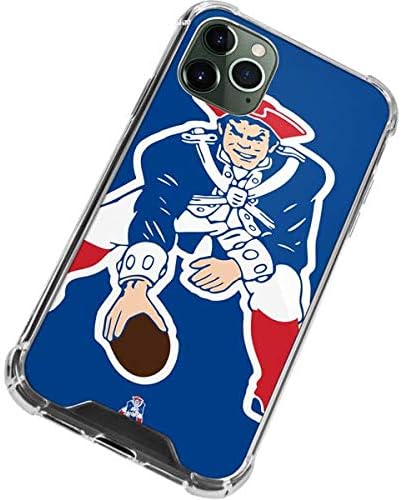 Skinit Tiszta Telefon Esetében Kompatibilis az iPhone 12 Pro - Hivatalosan Engedélyezett NFL New England Patriots Retro