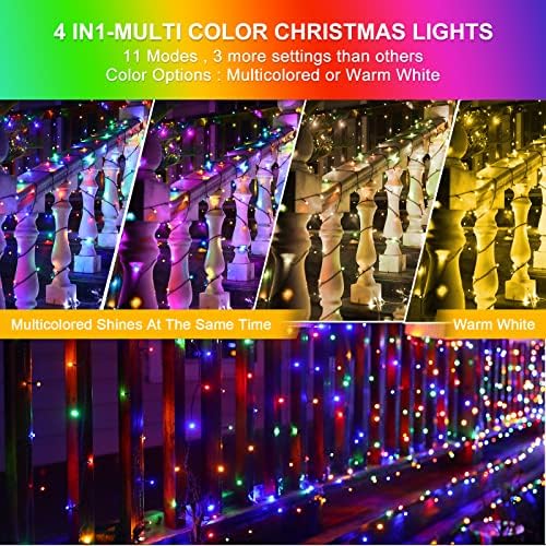 720 LED Kültéri Karácsonyi Fények 236FT String Fények karácsonyfa Fényei Vízálló Light Többszínű színváltó Meleg Fehér Karácsonyi