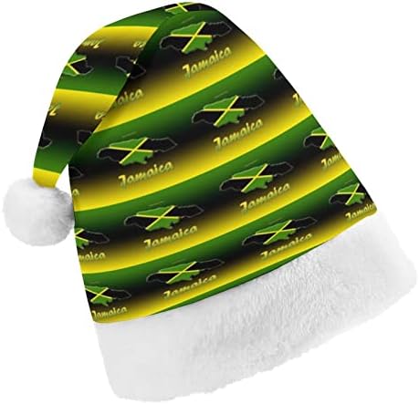 Cascade, Jamaica, Zászlók Karácsonyi Kalap Puha Plüss Mikulás Sapka Vicces Beanie a Karácsony, Új Év, Ünnepi Party