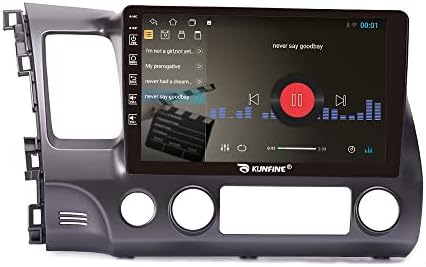 KUNFINE Android Rádió CarPlay &Android Auto Autoradio Autós Navigációs Sztereó Multimédia Lejátszó, GPS, Érintőképernyős RDS
