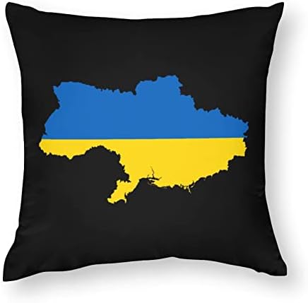 Zászló Térkép Ukrajna Párnát Kiterjed a Zip-Tér Párnahuzat Párna Védő Ágy Kanapé a nappaliban