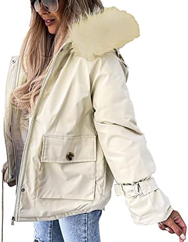 Női Őszi-Téli Kabát Outwear Plusz Bársony, Bélelt, Rövid Bélelt Kabát Kapucnis Plus Size Téli Szilárd Hosszú Ujjú Kabát