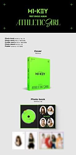 H1-Kulcs, Sportos Lány 1. Egyetlen Album CD+60p Fotókönyv+1p fénykép kártya+1p Profil Kártya+1p Fotó Állvány+Nyomkövető Kpop Zárva