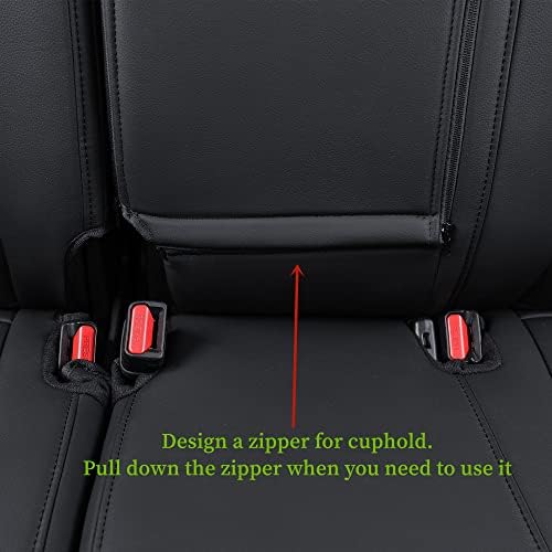 coverdream Egyéni üléshuzatok Kompatibilis Válassza ki a Honda CRV 2023 2024 Modellek - Műbőr (Fekete,Teljes Szett)