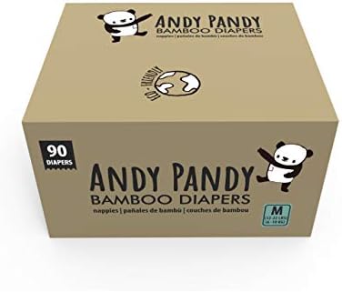 Andy Pandy Bambusz Pelenka, Közepes, 13-22 lbs (6-10 kg), 90 szám