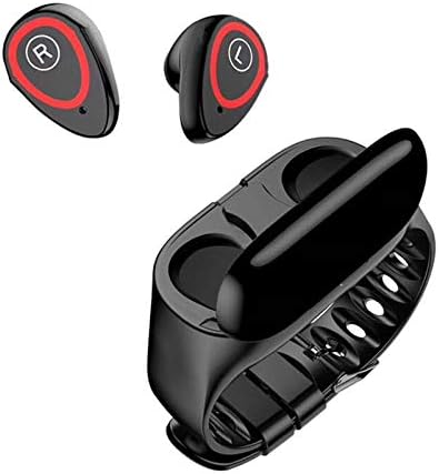 Legújabb Smart Óra Bluetooth Fülhallgató Vérnyomás pulzusmérő Okos Karszalag Hosszú Készenléti Sport Férfi Karóra