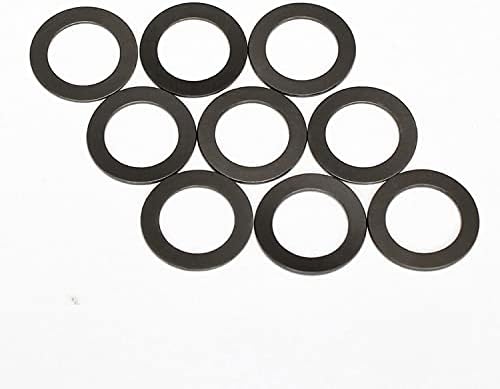 100 M1.65 Grafit nylon műanyag alátétek vékony, lapos pad fekete plumbago tömítés 4 mm-4,5 mm-es OD-0.15 mm, 0,6 mm vastag (Belső