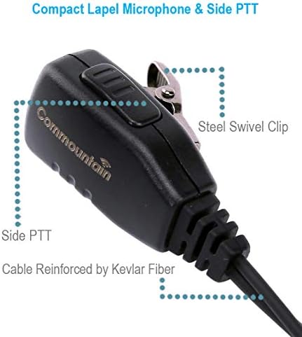 Egyetlen Vezetékes Fülhallgató a Megerősített Kábel Kenwood Rádió NX200 NX210 NX300 NX410 NX411 NX5200 TK2180 TK3180 TK5210 TK5220
