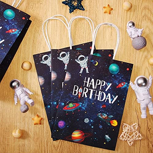 A világűrben Party kellék Tér Goody Táskák Kezeli nátronpapír Galaxy Ajándék Táskák Bolygó Komámasszony Táskák Kezelni Táskák Űrhajós Jelen