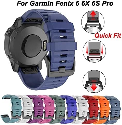 GANYUU Új 20 22 26mm Szilikon Sport Szilikon Watchband Szíj, a Garmin Fenix 5X 6X Pro 5 6 5s Plusz 6s 3 3HR Nézni Easyfit karkötő