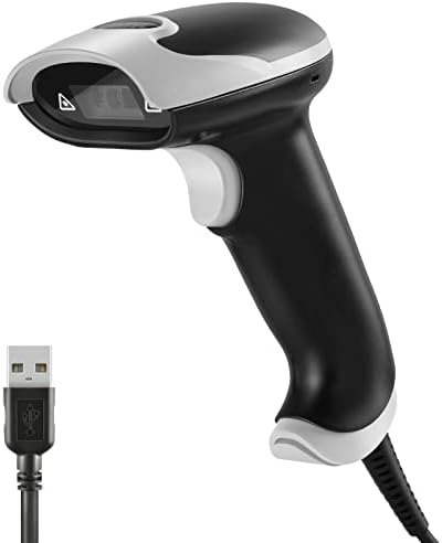 QR-USB Vonalkód olvasó Vezetékes Kézi vonalkód Olvasó Szkenner JRHC Kézi USB Vonalkód olvasó Vezetékes Automatikus 1D 2D vonalkód