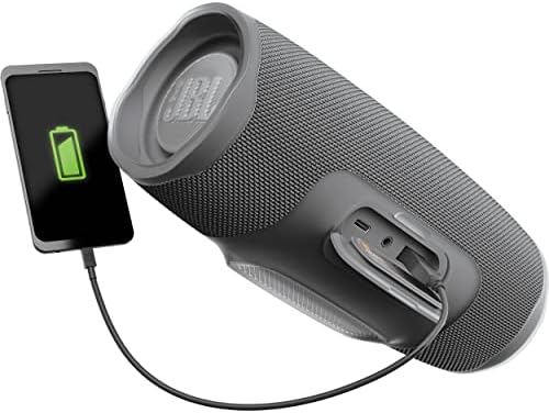 JBL Díj 4 Vezeték nélküli Hordozható Bluetooth Vízálló Sztereó Hangszóró Szürke + AUX Audio Kábel