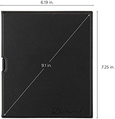 Boogie Board Hiteles Védő Folio Cover a Tábla Betű-Méret (8.5x11) Újrahasználható Notebook, Fekete (Tábla Levelet Külön megvásárolható)