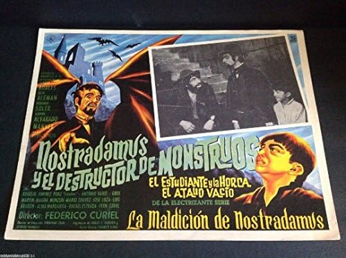 Nostradamus y el Destructor de Szörnyű (1962) Lobby Kártya (16 1/2 x 11 1/2)