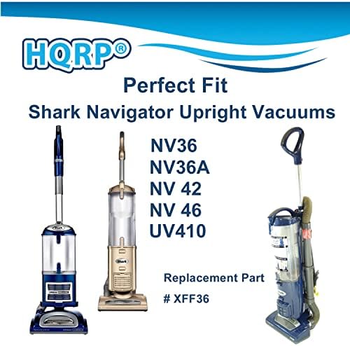HQRP Hab, s úgy Érezte, Szűrő Készlet Kompatibilis a Shark Navigator NV36 NV36A NV42 UV410 NV44 NV4426 NV46 NV46C NV4226 NV4626
