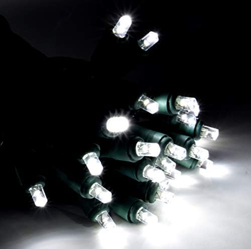 Ünnep Lényege, 60 LED-es Mini Karácsonyi Fények, a Hűvös Fehér - Professzionális Beltéri & Kültéri Használatra - energiatakarékos