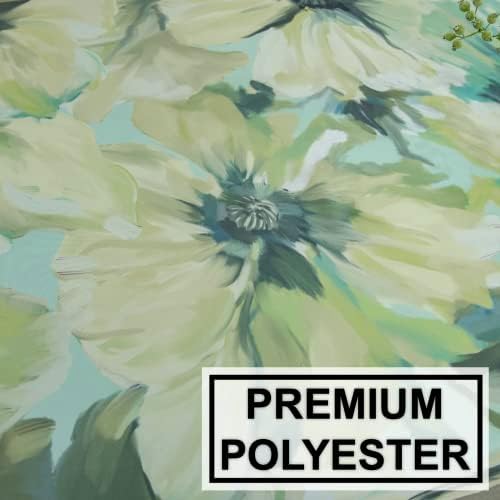 Akvarell Poppy Nyomtatás Terítő 60x102 Inch, Fehér Pipacsok terítő, Vízálló Pipacsok Nyomtatott Asztalterítő - Nyári Virágok asztalterítő