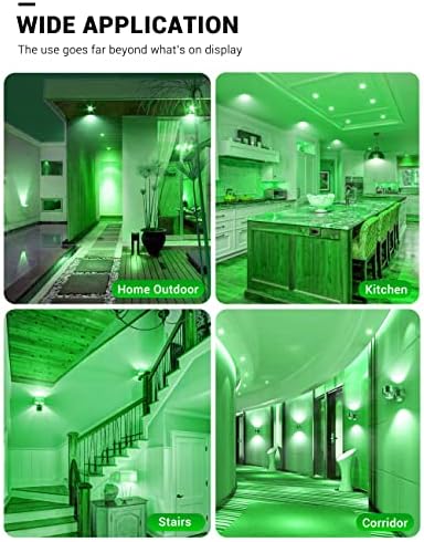 JandCase BR30 Zöld Árvíz Izzók, Zöld LED Süllyesztett Villanykörte, 11W(100W Egyenértékű), 900lm, Nem Szabályozható Lehet Izzók a Mennyezet,