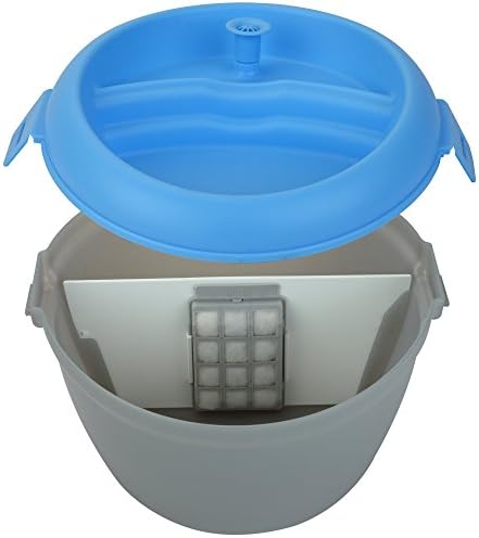 CoolerDog Kutya Szökőkút Healthspring Pet-Szökőkút - Ultra Csendes Szűrt Víz Ösztönzi a Folyadékpótlás, 6L (202oz/1.5 Gal)