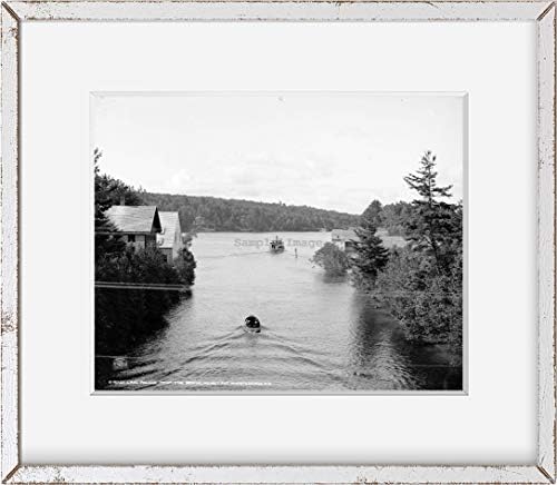 VÉGTELEN FÉNYKÉPEK, Fotó: Tó Paugus | Winnipesaukee Tóhoz | New Hampshire | 1906 | Történelmi Fotó, Reprodukció