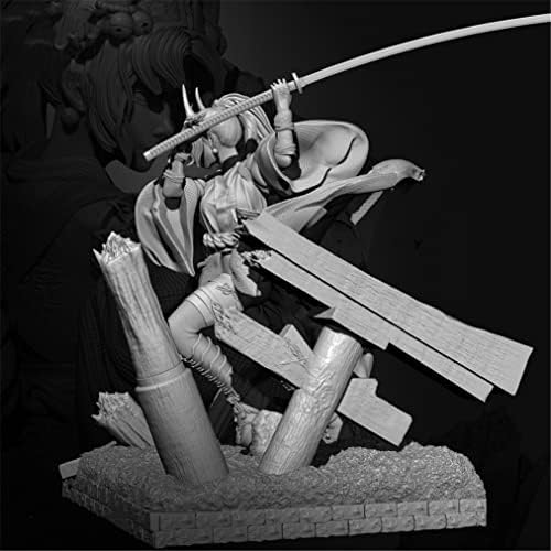 ETRIYE 1/24 Fantasy Témájú Ősi Női Harcos Gyanta Karakter Modell Kit Festetlen, valamint Összeszerelt Miniatűr-Készlet //Ne4-63