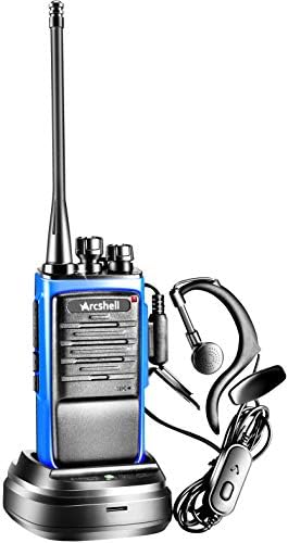 Arcshell Újratölthető Hosszú távú kétirányú Rádió a Fülhallgató 6 Pack Walkie Talkie, Li-ion Akkumulátor Töltő Mellékelve