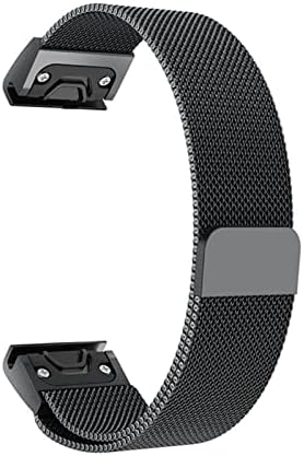 NYCR 26 22 20 mm Easy Fit Milánói Hurok Watchband gyorskioldó Zenekar a Garmin Fenix 7 7 X 7-ES 5X 5 5S 3 3HR Forerunner