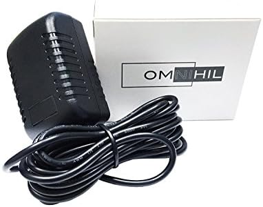 OMNIHIL (8 Láb Extra Hosszú, 12 Voltos 3 Amp hálózati Adapter AC-DC, 5.5 mm X 3.0 mm-Center Pin Csatlakozó, Szabályozott 12v 3a Tápegység