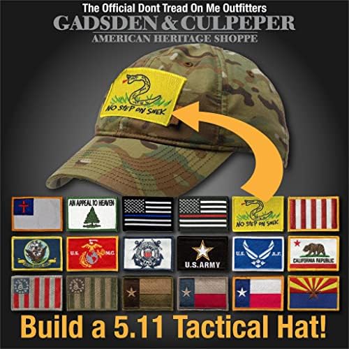 Gadsden, valamint Culpeper 5.11 Zászló hordozó Kap a Csomag Multicam (Kalap & Javítás)
