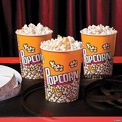 Kis Popcorn-Csésze - annak Beállítása, 12, egyes tartja 32 oz - Film Este Fél Ellátás
