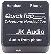 JK Audio QT Quicktap Telefon Kézibeszélő Audio Interface-beszélgetés felvétel ellenőrzése
