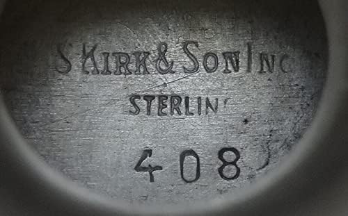 Domborított által Kirk Sterling Ezüst Kompót Felvetett 5 Átmérőjű 408 (0526)