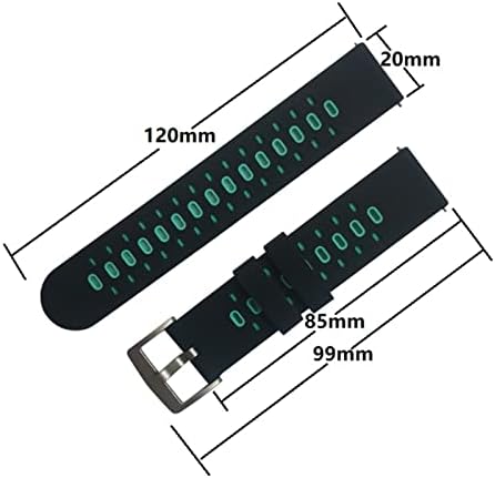 MOPZ 20mm Színes Watchband szíj, a Garmin Forerunner 245 245M 645 Zene vivoactive 3 Sport szilikon Okos watchband Karkötő