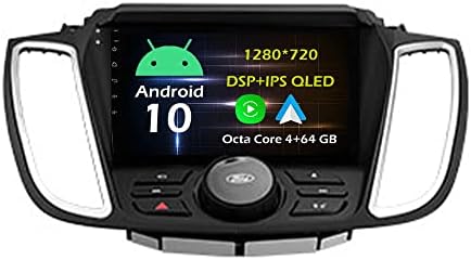 9 4+64 gb-os Android 10 Dash Autó Sztereó Rádió Alkalmas Ford Kuga 2. 3 2012 13 14 15 16 17 18 19 GPS Navigációs fejegység Carplay Android