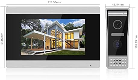 LHLLHL 7 Hüvelykes érintőképernyő IP Video Kaputelefon a Villa Mini Vevő,Támogatást Távoli Telefon Feloldása