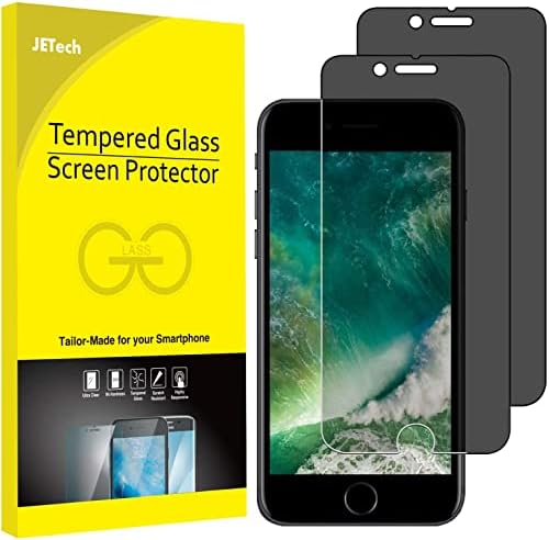 JETech Adatvédelmi képernyővédő fólia iPhone 8 Plusz iPhone 7 Plus Anti-Spy Edzett Üveg Fólia, 2 db-os Csomag