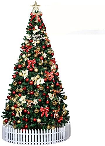 DULPLAY 13Ft Mesterséges karácsonyfa,LED Világítás &Fém Állvány 2500 Tippek a Klasszikus, Tiszta Fények 5 Vaku Mód a Beltéri Kültéri-Zöld