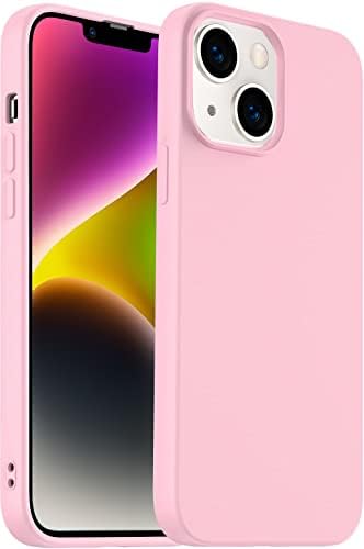 Amytor Tervezett iPhone 14 Ráadásul az Esetben, Szilikon Ultra Slim Ütésálló Telefon Esetében Puha Anti-Semmiből Mikroszálas Bélés,