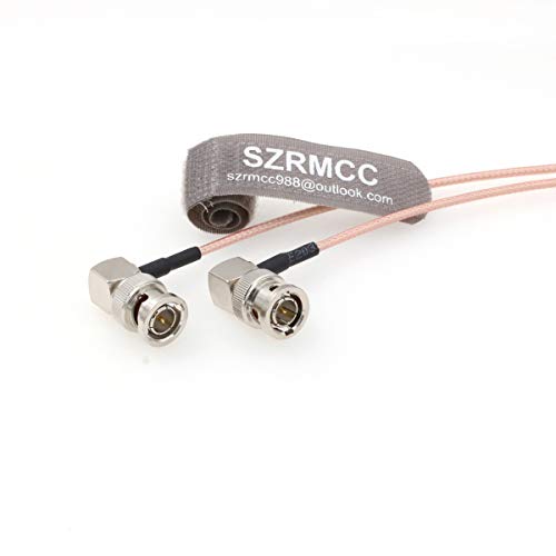 SZRMCC derékszögű BNC Férfi derékszögű BNC Férfi 75ohm HD-SDI 3G RG179 Video Koaxiális Kábel ARRI PIROS Blackmagic Kamerák