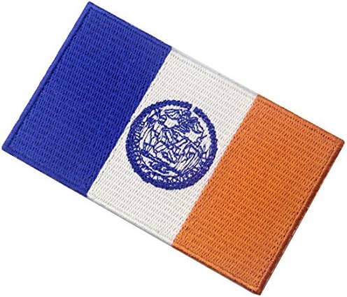 New York Zászló Javítás Hímzett Applied Vasalót Varrni Jelkép
