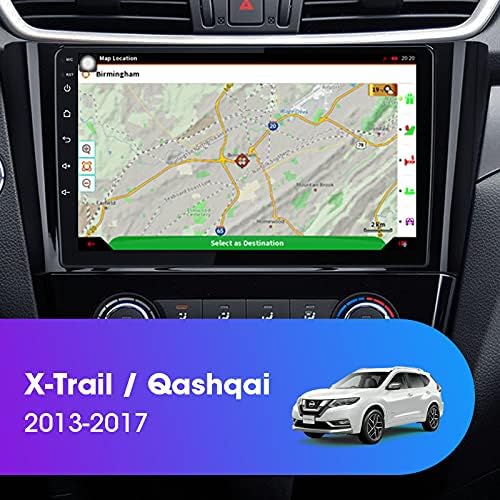 10.1, Android 10.0 Autó Rádió Sztereó Alkalmas Nissan Qashqai X-Trail 2014~2017 fejegység, GPS, Navigáció Carplay 4G WiFi,