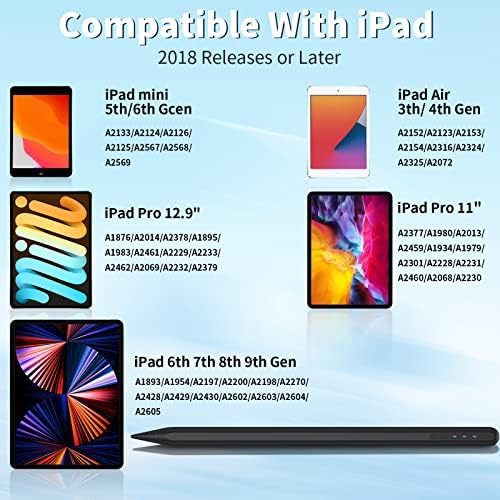 Stylus Toll iPad Palm Elutasítás, Tilt Érzékeny iPad Ceruza (a 2018-as vagy újabb) Apple iPad Pro 11/12.9 Hüvelyk, az iPad Mini