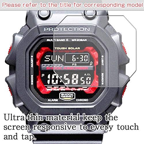 Puccy 3 Csomag Képernyő Védő Fólia, kompatibilis CASIO TRT110H-2AV TRT-110H Sorozat TPU Őr Intelligens karóra Smartwatch（ Nem